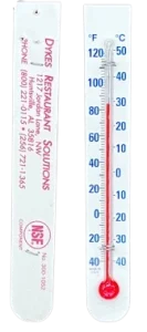 Poultry glass thermometer PLT-3 — mercury-free, made in USA