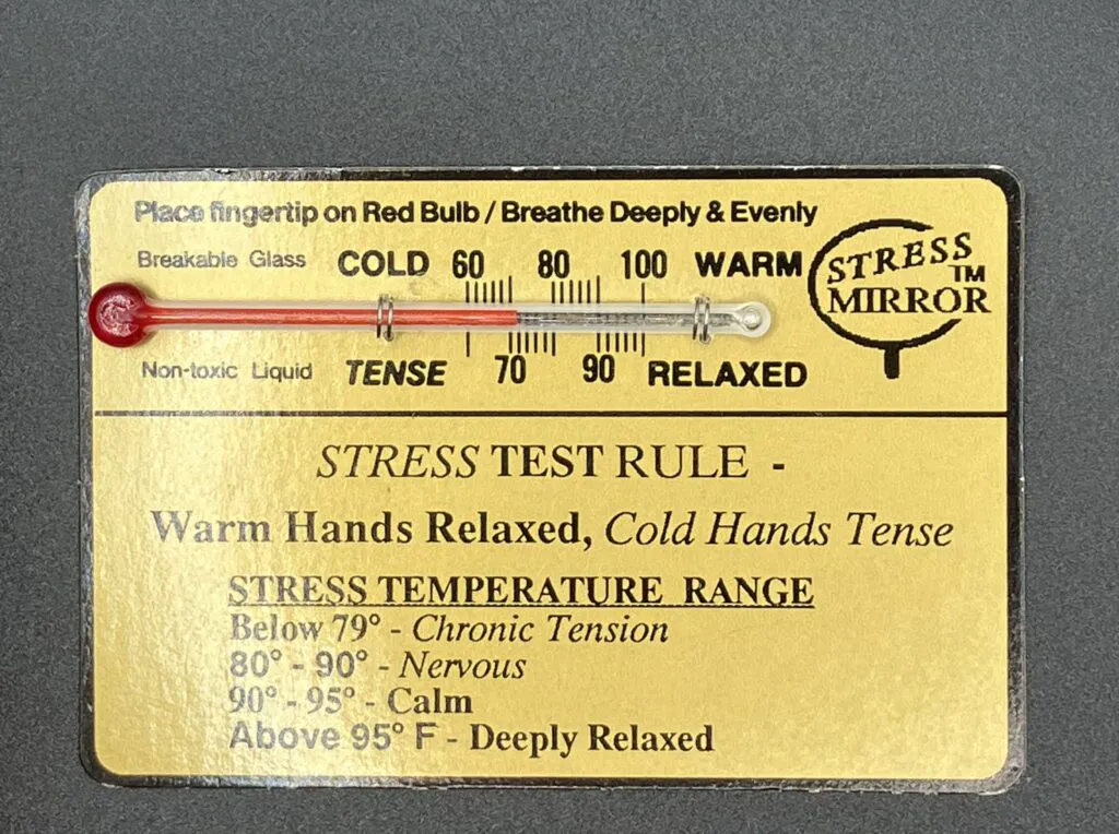 Custom advertising thermometer ADV-1 — mercury-free glass, made in USA