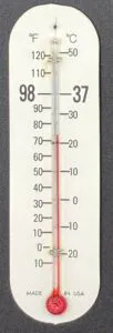 Custom glass thermometer OAK-3 — Echo Therm one-of-a-kind build
