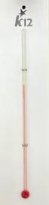 Custom glass thermometer OAK-4 — Echo Therm one-of-a-kind build