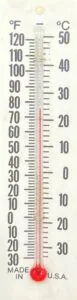 School lab glass thermometer SCH-4 — mercury-free, classroom-safe