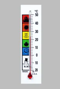 Custom glass thermometer OAK-6 — Echo Therm one-of-a-kind build
