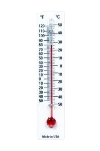 School lab glass thermometer SCH-2 — mercury-free, classroom-safe